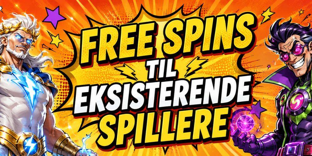 Gratis Spins bonusser til allerede registrerede spillere.